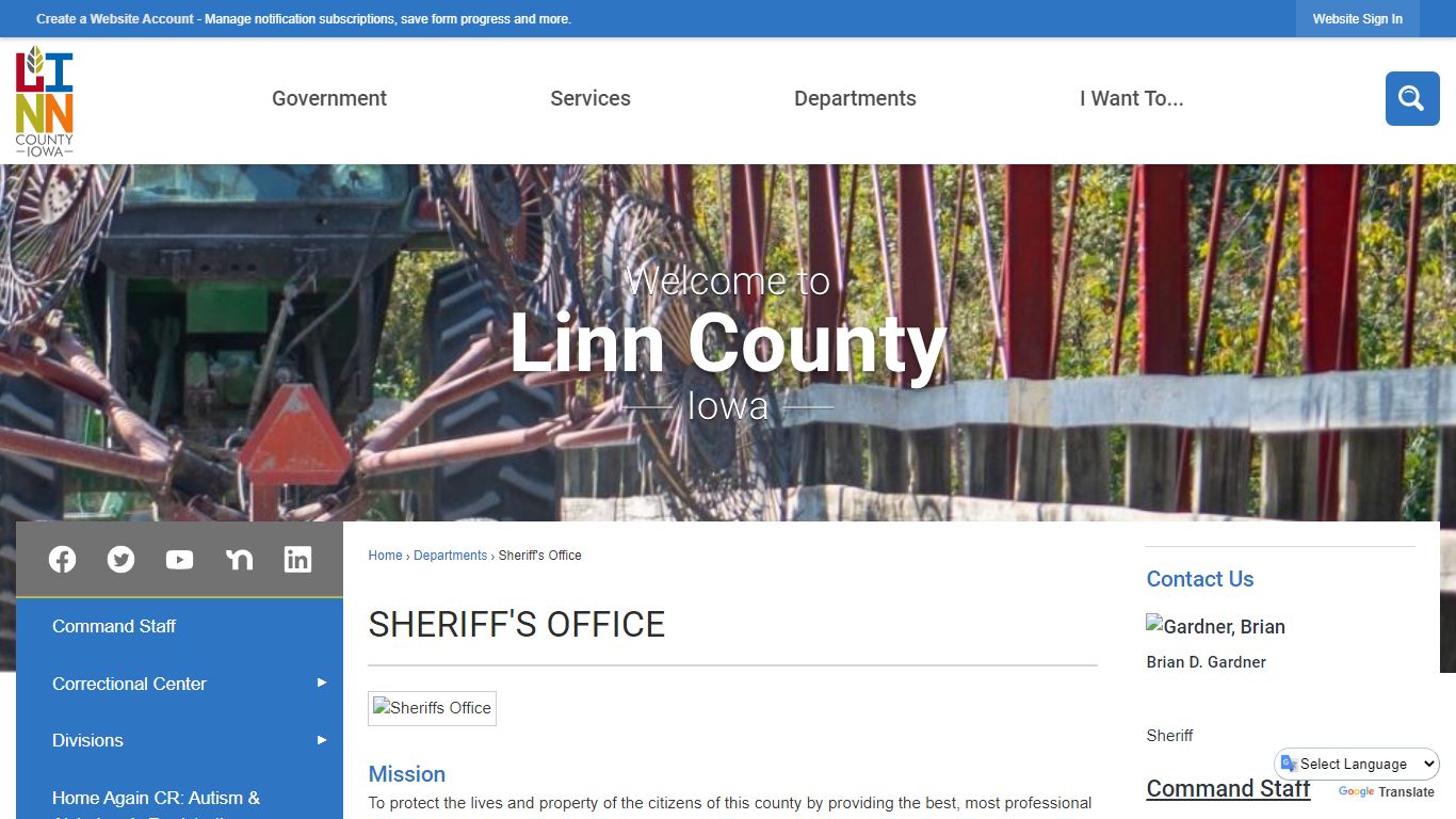 Sheriff's Office | Linn County, IA - Official Website